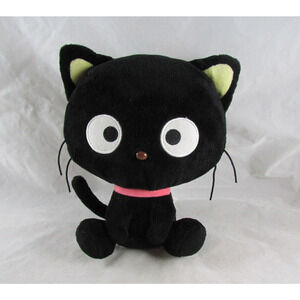 Sanrio Hello Kitty Cat Chococat 10" Stuffed Animal Friend Pink Collar Rare 2010